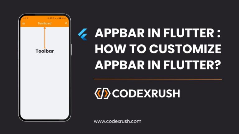 AppBar in Flutter : How to Create Custom AppBars Easily in Flutter ...